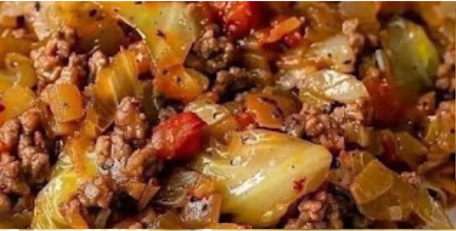Hearty Cabbage and Ground Beef Skillet – A One-Pan Comfort Meal 🥩🥬