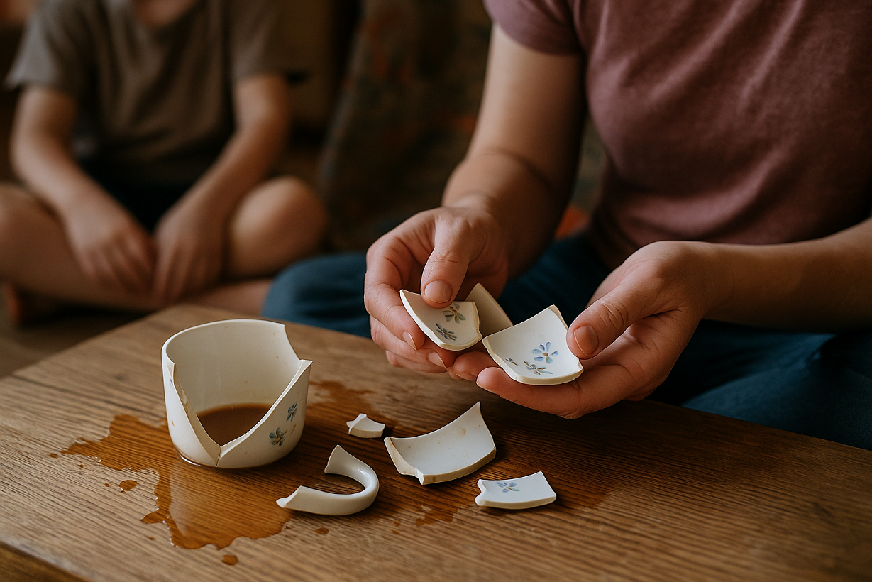 The Day My Kids Broke My Favorite Mug (and What It Taught Me About Letting Go)
