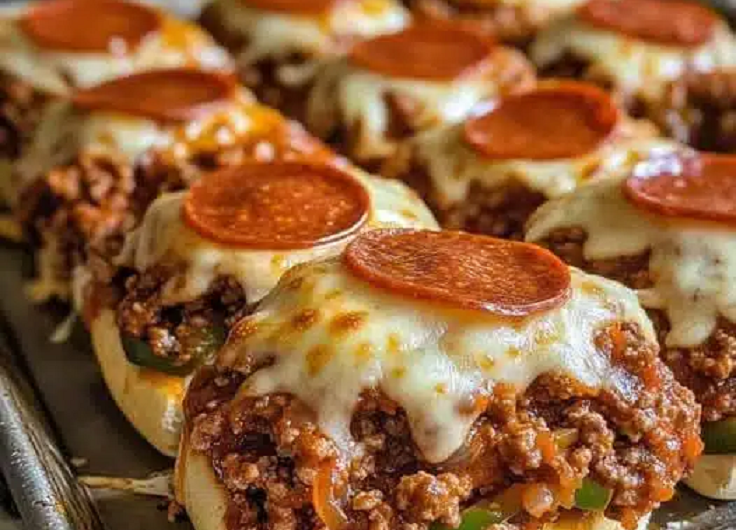The Ultimate Pepperoni Pizza Sloppy Joes
