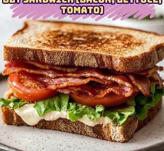WOULD YOU EAT THIS TREMENDOUS BLT SANDWICH?