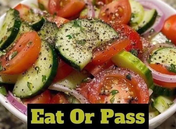 Marinated Cucumbers, Onions, and Tomatoes