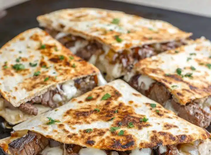 The Ultimate Steak & Cheese Quesadillas
