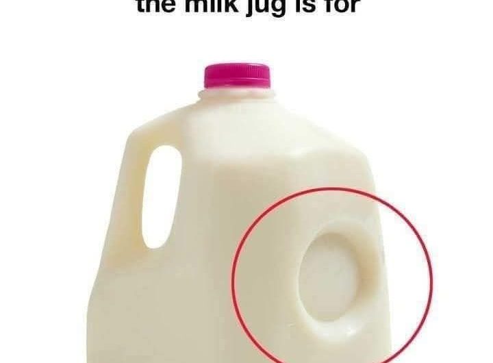 Why Does Your Milk Jug Have a Circular Dent? The Secret Most People Never Learn