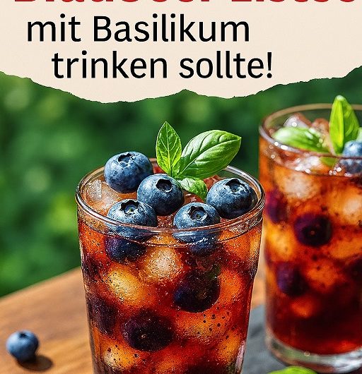 Dieser Blaubeer-Eistee mit Basilikum ist das erfrischendste Low-Carb-Getränk des Sommers – und du brauchst nur 5 Zutaten!