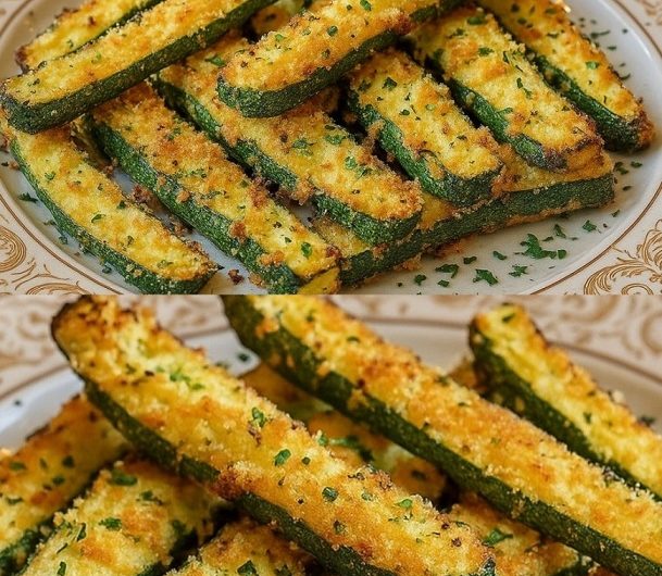 Low-Carb Zucchini-Pommes mit Parmesan – So knusprig hast du Gemüse noch nie erlebt!