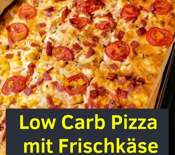 Low Carb Pizza mit Frischkäse – Genuss ohne Reue