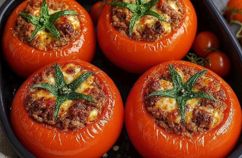 Gefüllte Tomaten mit Hackfleisch – Ein leichtes Low-Carb-Gericht