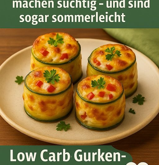 Low Carb Gurken-Pizza-Röllchen – ein Sommergericht mit Geschichte