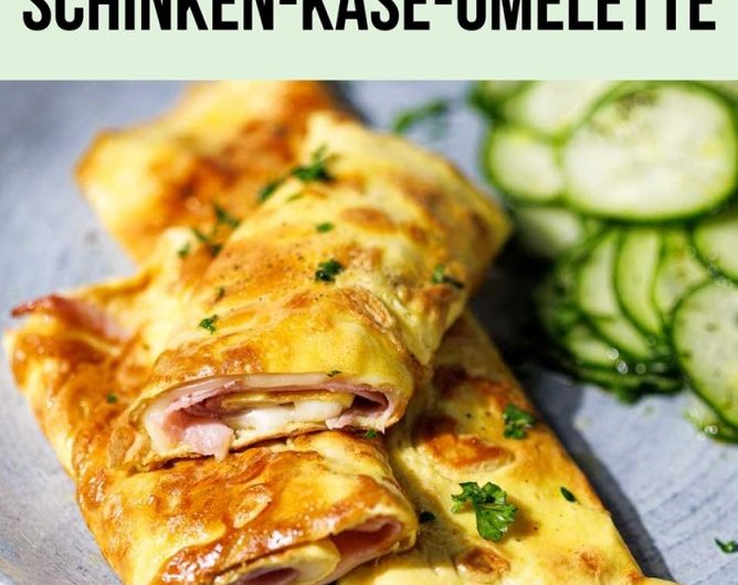 Gerolltes Schinken-Käse-Omelette – Einfaches Keto & Low Carb Rezept zum Genießen