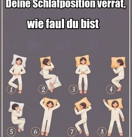 Was deine Schlafposition über deine Faulheit (oder deine Überarbeitung!) verrät