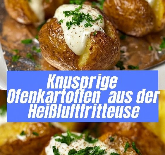 Knusprige Ofenkartoffeln aus der Heißluftfritteuse – ein Rezept, das Erinnerungen weckt und neue schafft
