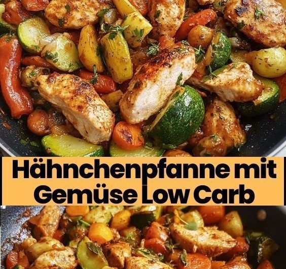Hähnchenpfanne mit Gemüse (Low Carb) – schnell, lecker und immer ein Genuss