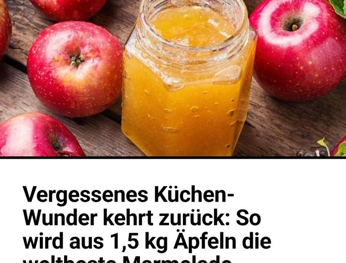 Apfelmarmelade ist schnell selbstgemacht – der Duft von Kindheit und Gemütlichkeit im Glas