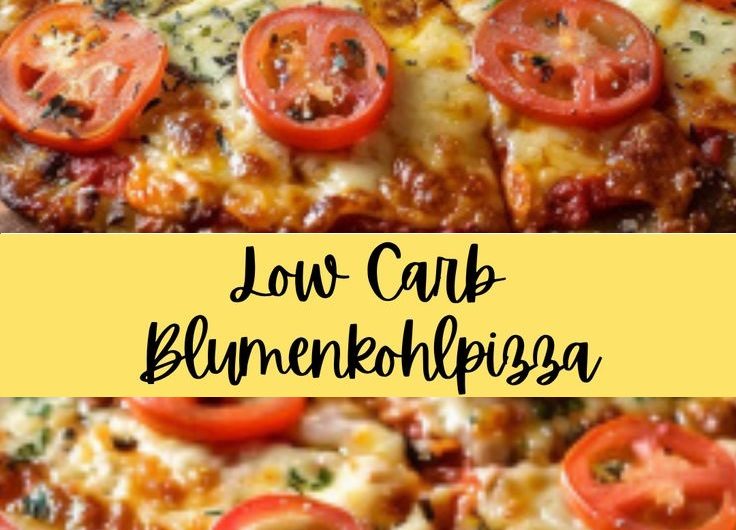 Low Carb Blumenkohlpizza