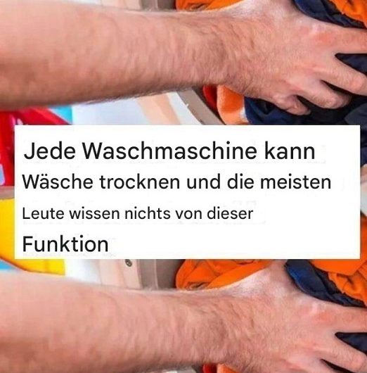 Jede Waschmaschine kann Wäsche trocknen – und die meisten wissen nichts über diese Funktion