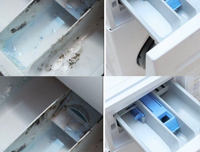 Der verblüffende Haushaltstrick: So wird deine Waschmaschinenschublade wieder wie neu