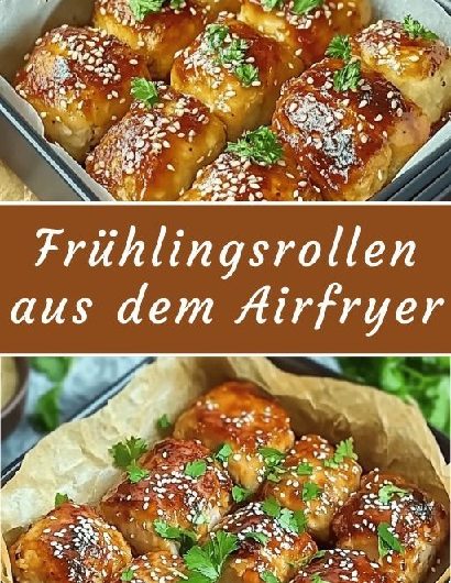Knusprige Frühlingsrollen aus dem Airfryer – eine Liebeserklärung an den gesunden Crunch