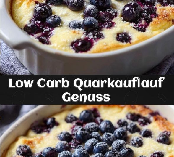Low Carb Quarkauflauf Genuss – Saftig, süß und leicht