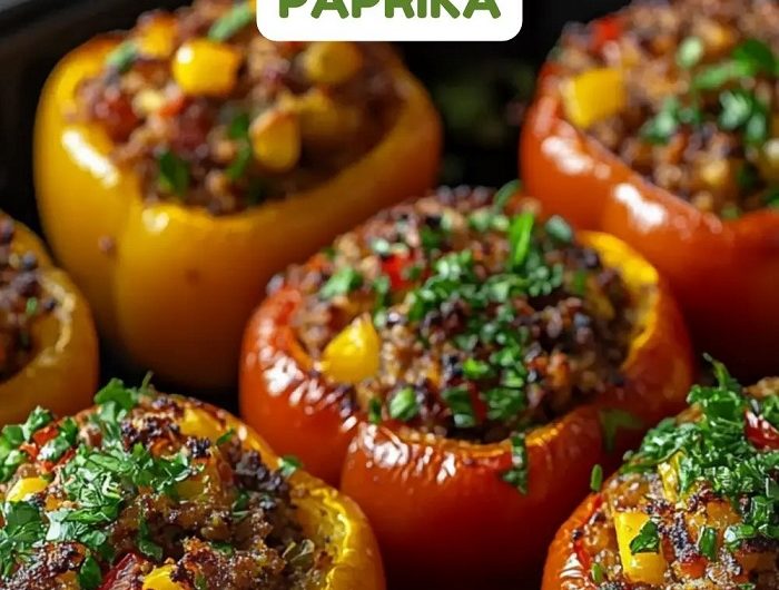 Gefüllte Paprika aus dem Airfryer – Genuss wie bei Oma, aber modern