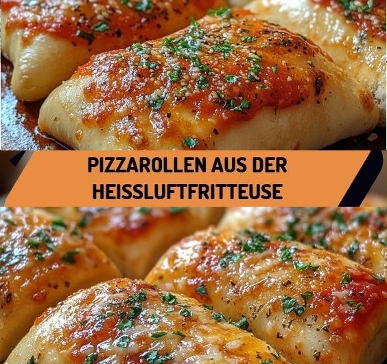 Pizzarollen aus der Heißluftfritteuse – der ultimative Snack für jede Gelegenheit