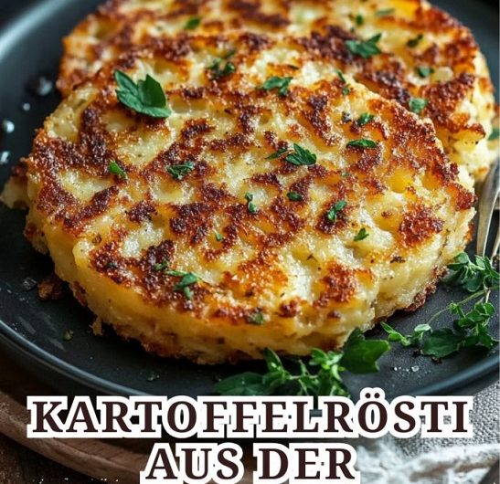 Kartoffelrösti aus der Heißluftfritteuse – knusprig, goldbraun und einfach unwiderstehlich