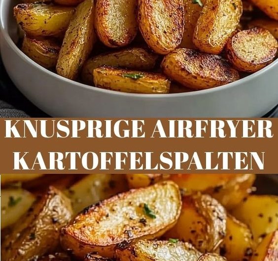 Knusprige Airfryer Kartoffelspalten – das ultimative Rezept für alle Kartoffelliebhaber