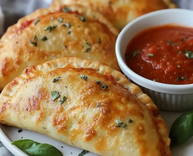 Mini-Calzones aus der Heißluftfritteuse