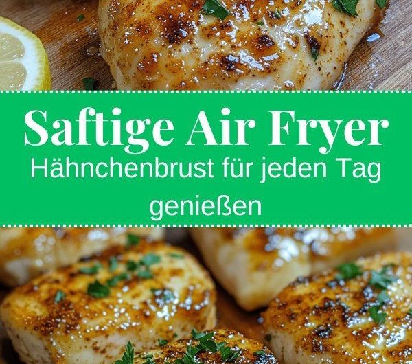 Saftige Airfryer Hähnchenbrust – einfach, gesund und voller Geschmack