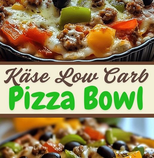 Käse Low Carb Pizzaschüssel – Genuss ohne Reue