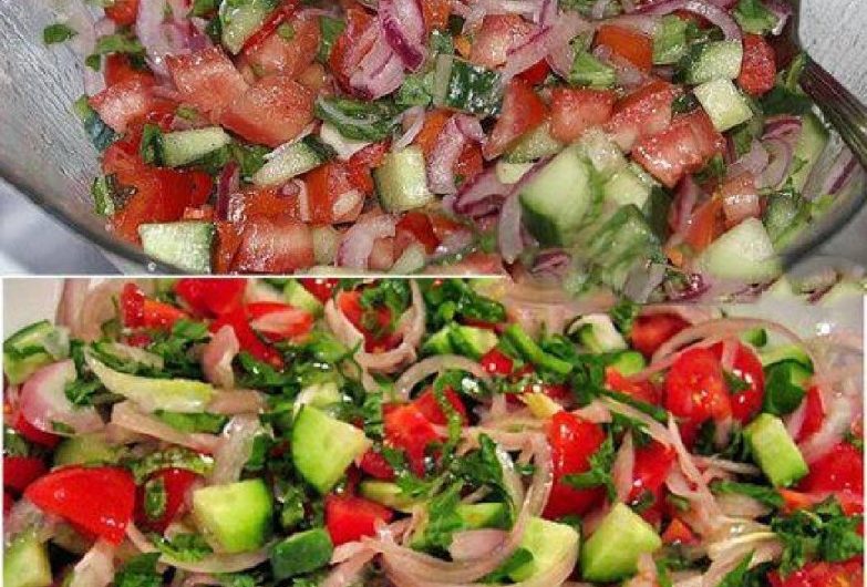 Türkischer Tomatensalat – super würzig und frisch