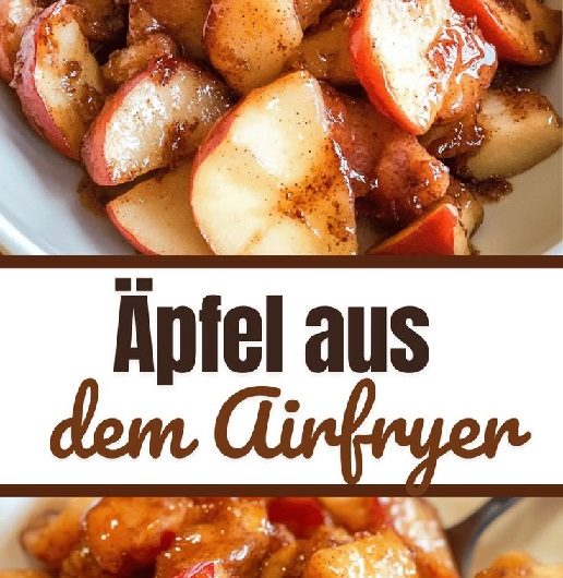 Goldener Herbstduft aus der Heißluftfritteuse – meine Zimtäpfel, die selbst Oma neidisch machen