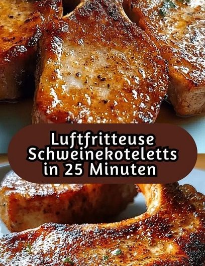 Saftige Schweinekoteletts aus der Heißluftfritteuse – das Familiengericht, das immer gelingt