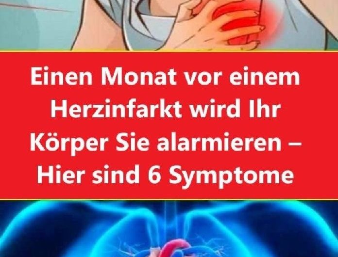 Unmittelbar vor dem Herzinfarkt – Diese 6 Warnsignale darfst du niemals ignorieren!