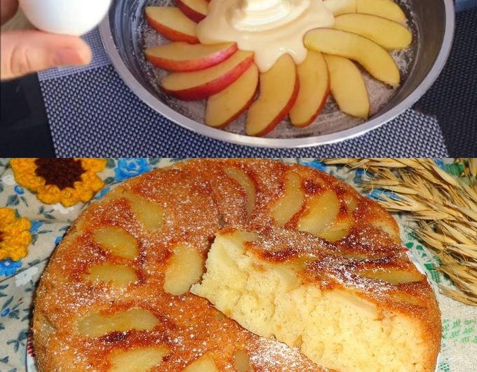 Mein 1-Pfannen-Wunderkuchen – der faule Low-Carb-Apfeltraum, der jeden Tag rettet!