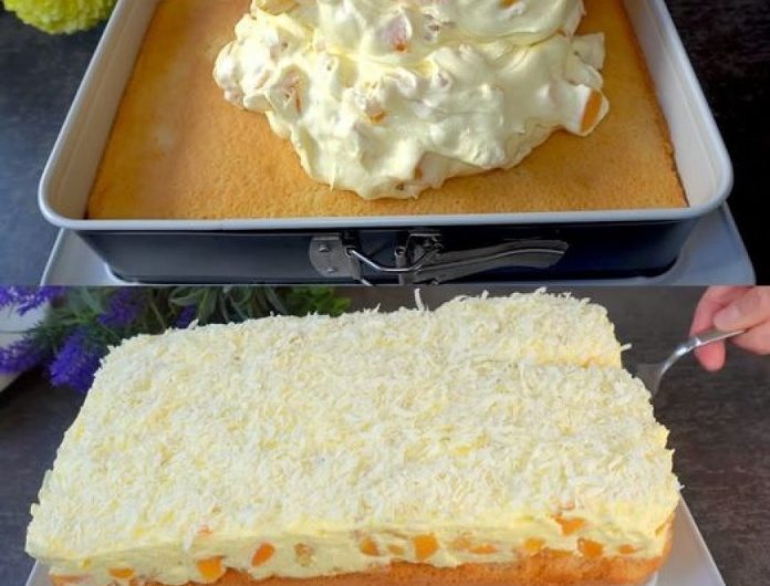 Low-Carb-Fantakuchen mit Mandarinen und Paradiescreme – der zuckerfreie Kuchen, der schmeckt wie Kindheit (nur ohne schlechtes Gewissen!)