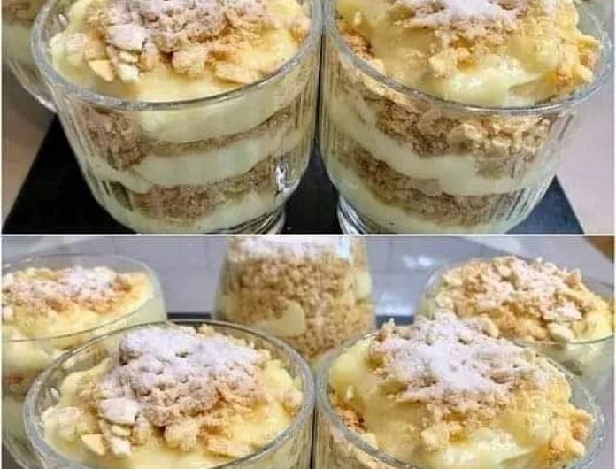 Low-Carb Napoleon im Glas – das Dessert, das keiner glaubt, dass es ohne Zucker ist!