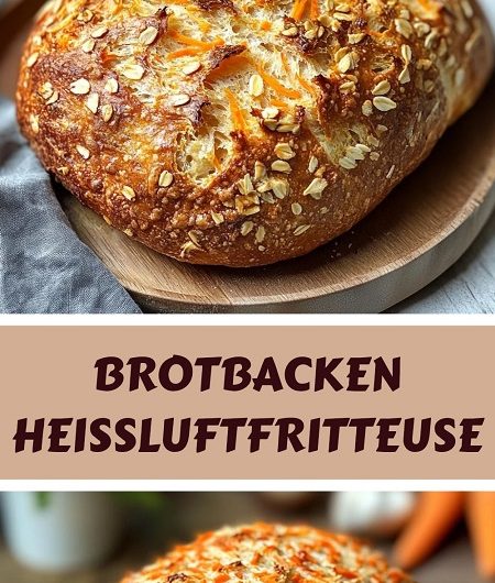 Ich hätte nie gedacht, dass man in der Heißluftfritteuse solches Brot zaubern kann – jetzt mache ich es fast jeden Tag!