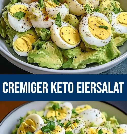 Mein cremiger Keto-Avocado-Eiersalat – das Rezept, das selbst an stressigen Tagen gute Laune macht!
