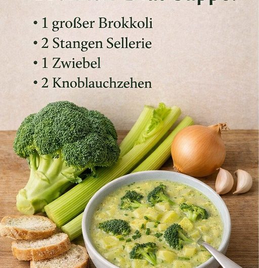 Meine leichte Brokkoli-Diät-Suppe – wie dieses einfache Gericht mir geholfen hat, wieder bewusster zu essen und mich wohler zu fühlen