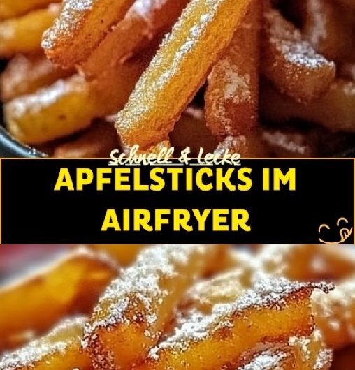 Meine knusprigen Airfryer-Apfelsticks – das einfache Rezept, das meine Küche erobert hat