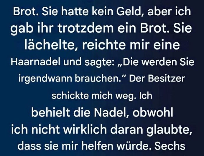 Ein zurückgegebenes Geschenk – wie eine kleine Geste der Freundlichkeit ein ganzes Leben veränderte