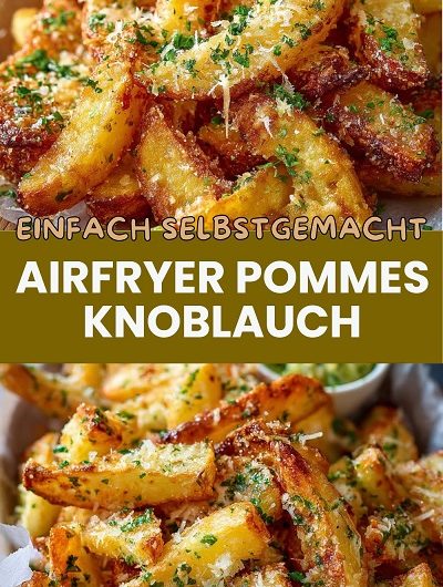 Parmesan-Knoblauch-Pommes aus dem Airfryer – mein kleines Wohlfühlrezept für gemütliche Abende