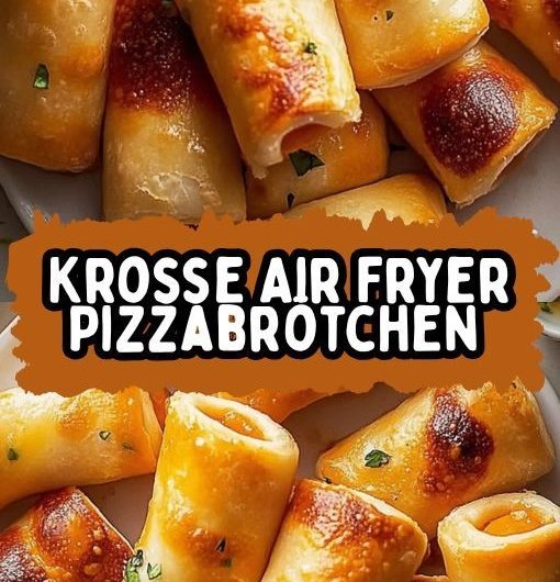 Krosse Airfryer-Pizzabrötchen – mein Lieblingssnack für zwischendurch