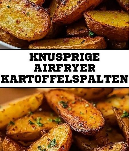 Knusprige Airfryer Kartoffelspalten – so gut, dass ich sie seitdem fast jede Woche mache