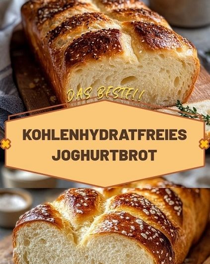 Kohlenhydratarmes Joghurtbrot – mein einfaches Alltagsbrot ohne Mehl