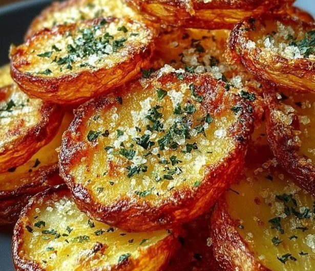 Heißluftfritteuse-Kartoffelscheiben – knusprig, einfach und wie bei Mama zu Hause