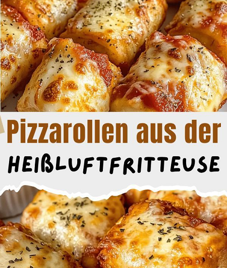 Luftfritteuse Pizza-Rollen – der perfekte Snack für gemütliche Abende