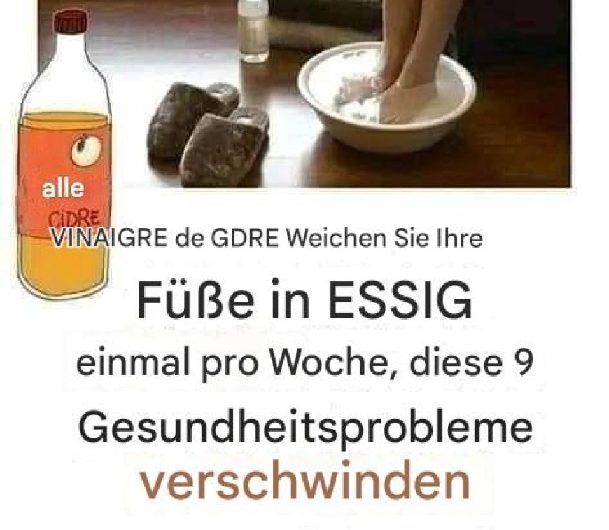 Warum ich meine Füße jede Woche in Apfelessig bade – und warum ich es nie wieder aufgeben würde