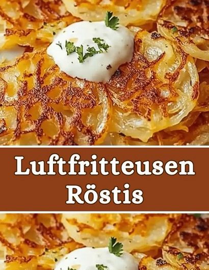 Luftfritteusen-Röstis – knuspriger Kartoffelgenuss wie früher, nur moderner