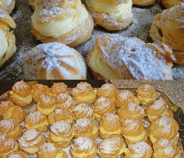 Blitzschnell und federleicht – meine kleinen Windbeutel mit Vanille-Joghurt-Füllung, die sogar an Diättagen glücklich machen
